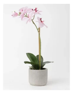 Outlet 👍 Heritage Real Touch Orchid 45cm 1 Stem Pink 🥰