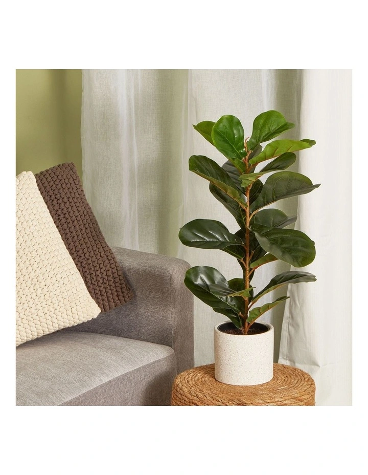 Cheapest π Cooper & Co Artificial Fiddle Leaf Potted Plant 60cm In Green π - Image 2