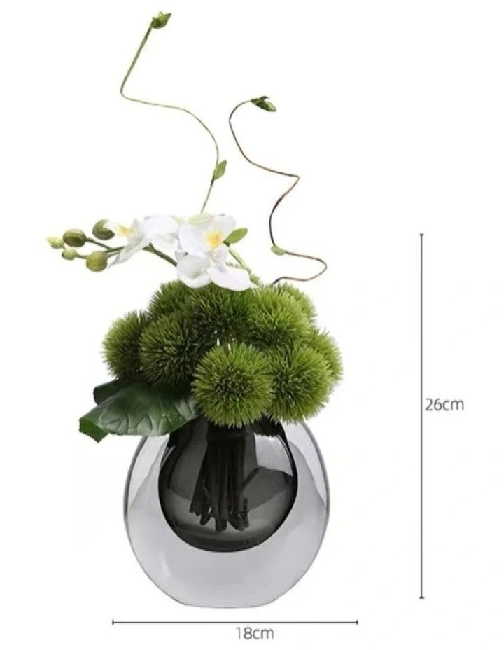 Cheap β€οΈ Vicky Yao Chinese Green And Faux Orchid Arrangement With Fake Water π₯° - Image 2