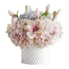 Hot Sale ❤️ Vicky Yao Artificial Pink Hydrangea Magnolia Floral Arrangement 🔥