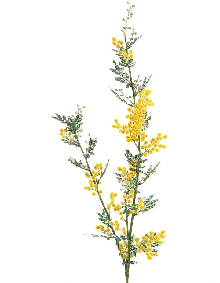 Deals 𧨠Florabelle Mimosa Spray Long 1.1m In Yellow βοΈ