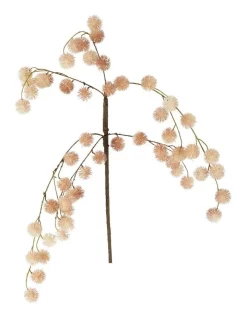 Hot Sale 🤩 Florabelle Pom Pom Leaf Branch 1.07m In Blush Pink 🌟
