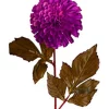 Best reviews of ???? Florabelle Pompom Ball Dahlia Stem 62cm In Burgundy ✨