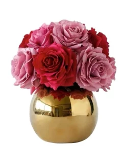 Hot Sale 😍 Vicky Yao Real Touch Luxury Artificial Red And Pink Rose Arrangement 👏