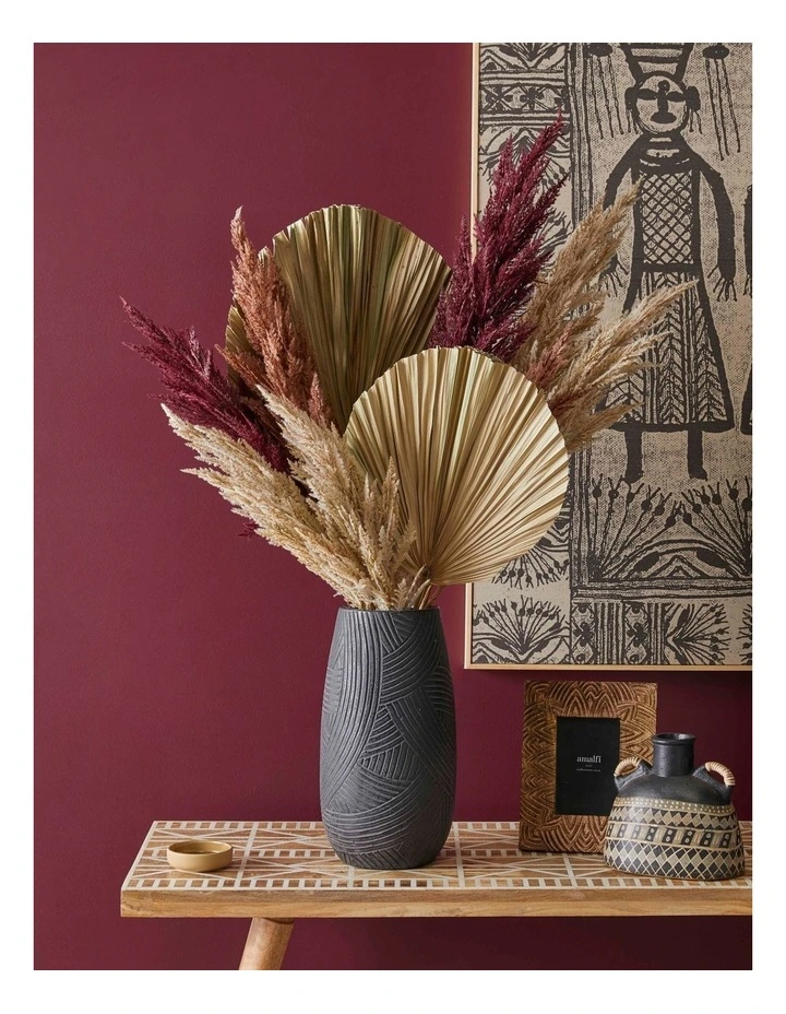 Brand new π Rogue Dried Cut Fan Palm 73cm Artificial Stem Natural π - Image 2