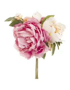 Cheap 🛒 Florabelle Peony Bouquet Mixed 30cm In Light Pink 🛒