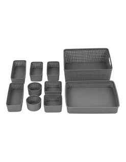 Wholesale 🎉 BOXSWEDEN 10pc Ivy Weave Basket Home Organisation Set Storage Container Assort. 🛒