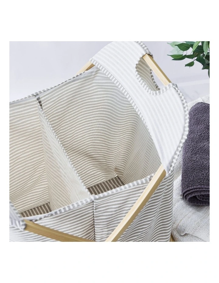 Flash Sale π Cooper & Co Laundry Foldable Hamper Basket With Handles In Grey 𧨠- Image 4