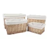 Cheap ✨ Living Today Wicker Storage Baskets With Liner Set 4 Piece 😉