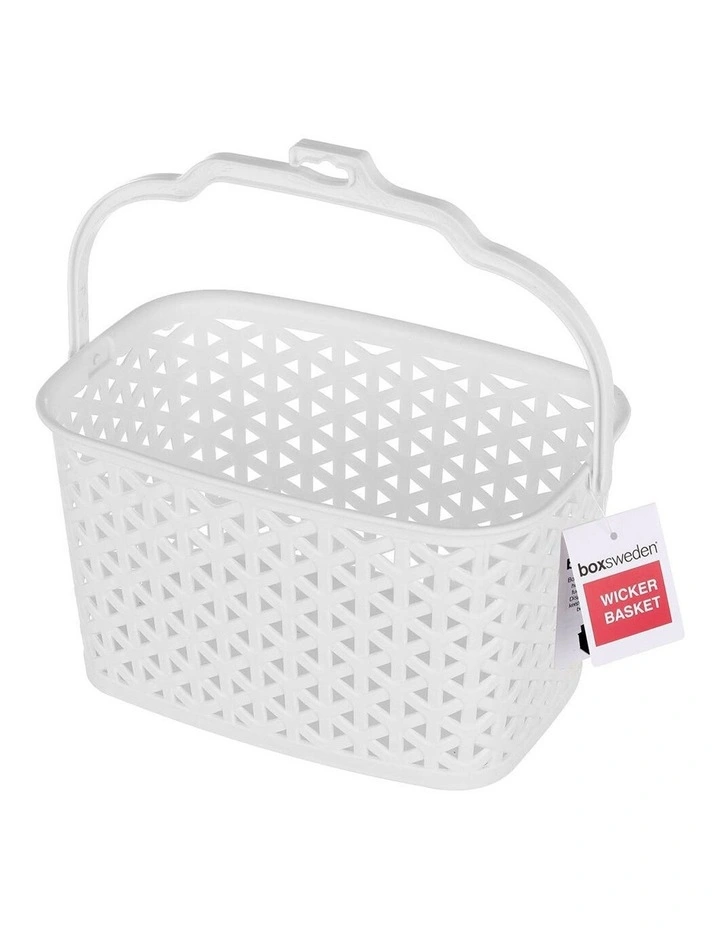 Top 10 π BOXSWEDEN Wicker Design Peg Basket Storage Holder/Organiser W/ Hook Assorted β€οΈ - Image 3