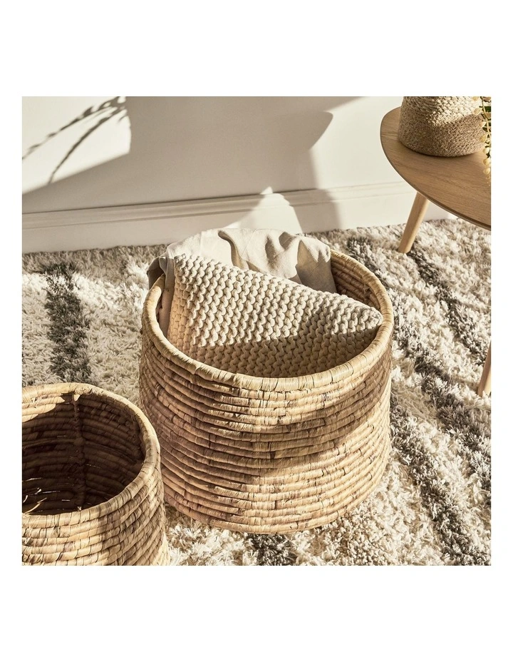 Outlet π Cooper & Co Round Water Hyacinth Baskets Set Of 2 In Natural π― - Image 4