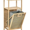 Best deal ✨ Cooper & Co Laundry Bamboo Storage Rack With Basket In Natural 🧨