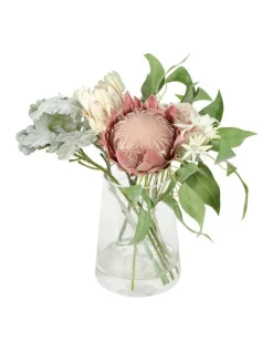 Cheapest ❤️ Florabelle Rosie Protea Medium Arrangement In Pink 😉