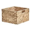 Cheapest 💯 Cooper & Co Havana Square Tapered Water Hyacinth Basket In Natural 🔥