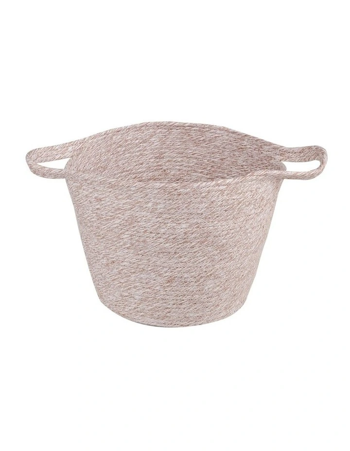 Best Pirce π Living Today Cotton Rope String Carry Handles Storage Baskets 2 Piece In Taupe β - Image 3