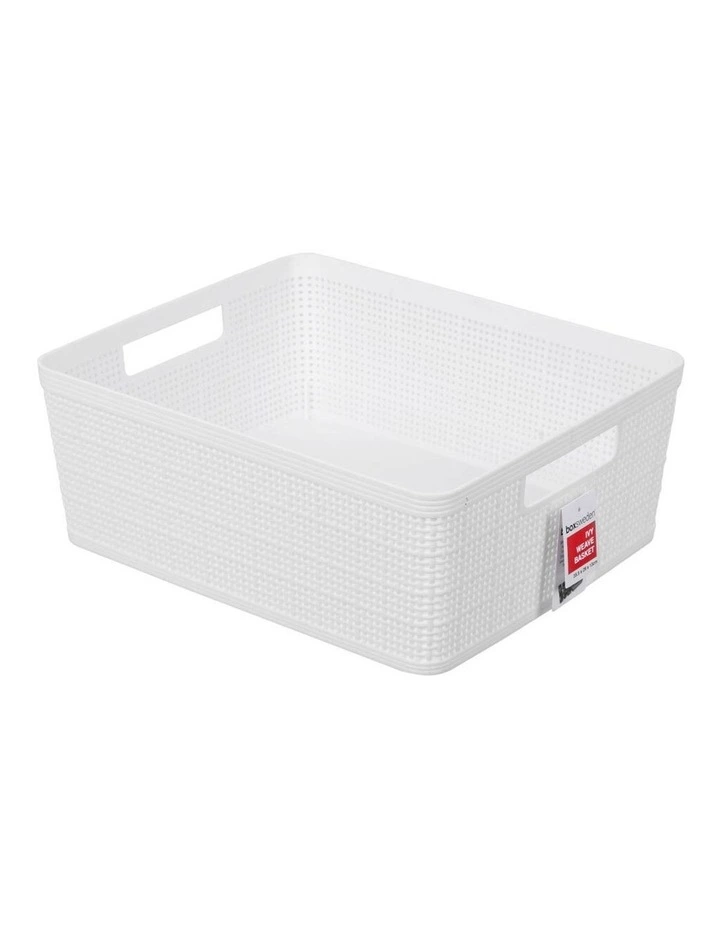 Wholesale π BOXSWEDEN 35.5cm Ivy Weave Basket Storage Home Organiser Container Large Assort π - Image 5