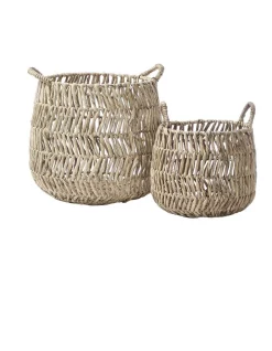 Coupon ⭐ Cooper & Co Billy Hamper Baskets Set Of 2 In Natural ✨