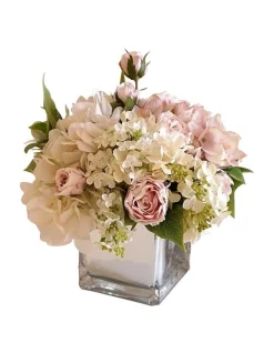 Buy 💯 Vicky Yao Exclusive Design Multi Colour Pink Hydrangea Artificial Floral Arrangement ✨