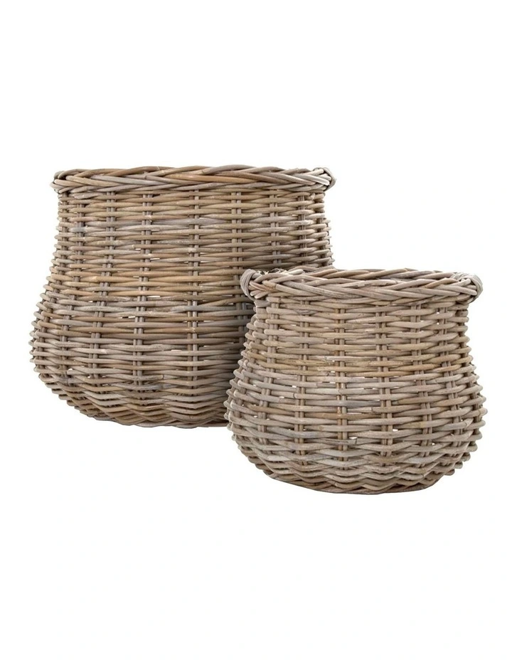Top 10 π Florabelle Cancun Baskets Set Of 2 In Brown/Grey π
