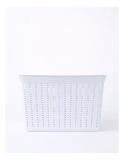 Best deal ✔️ Store Rattan Look Medium Basket 36x30x22cm In White 👏